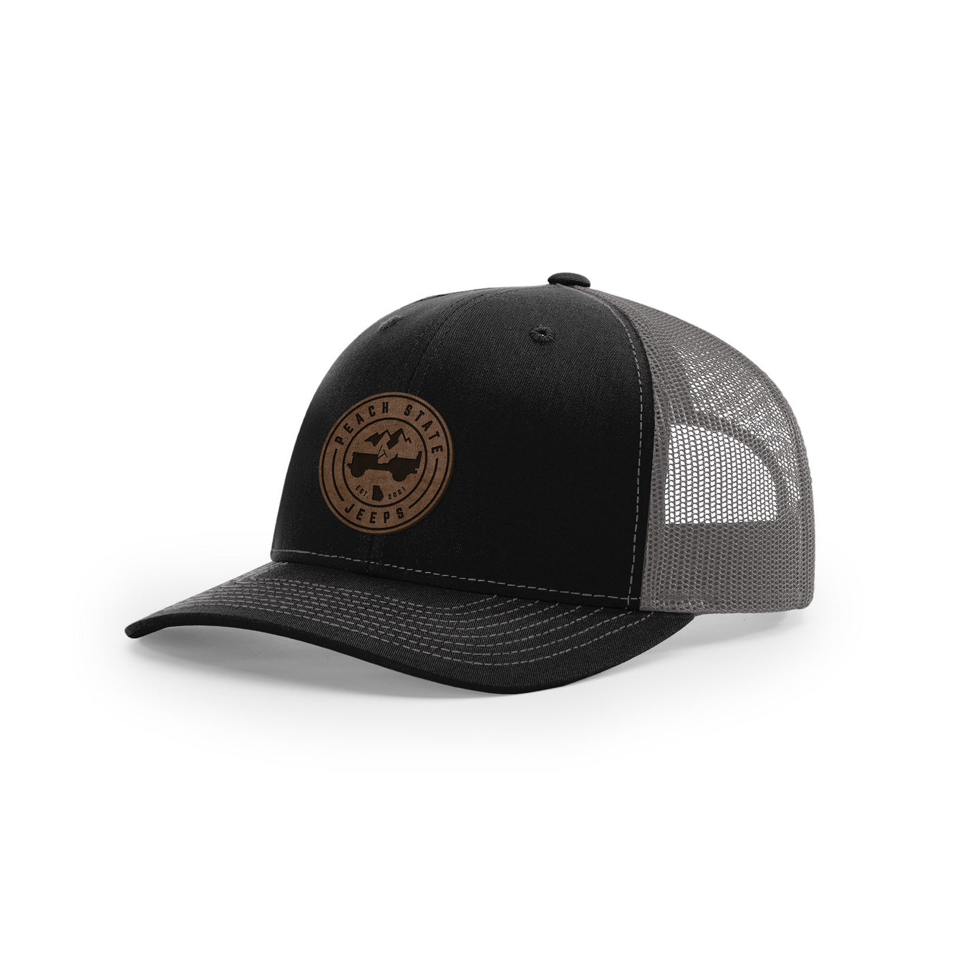 "Vintage" Logo Leather Patch Trucker Hat
