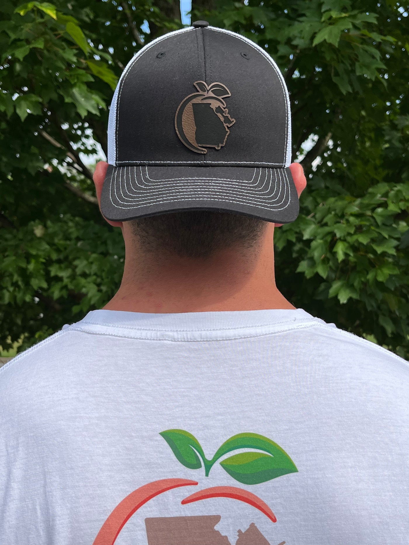 "Original Logo" Leather Patch Trucker Hat