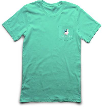 Short Sleeve "OG Flag" Logo Tee W/Pocket