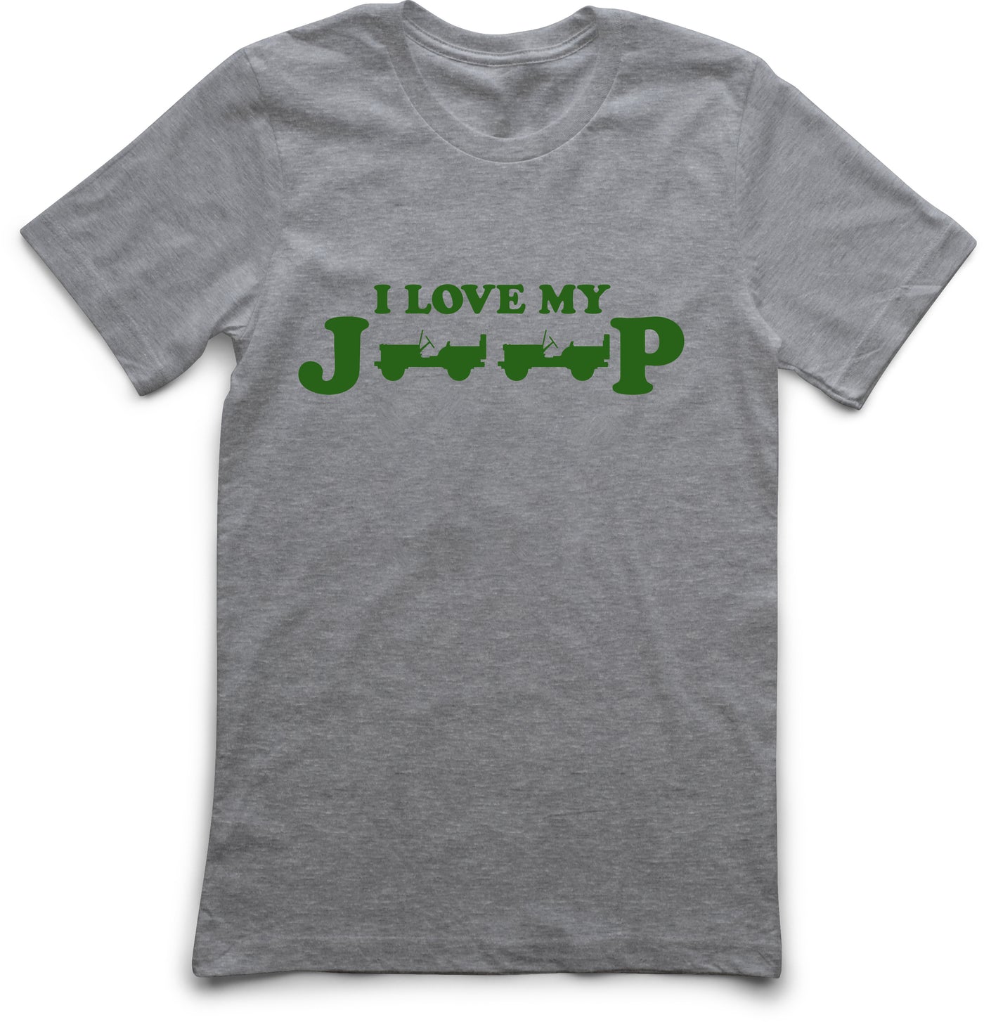 "I Love My Jeep" Short Sleeve Logo Tee