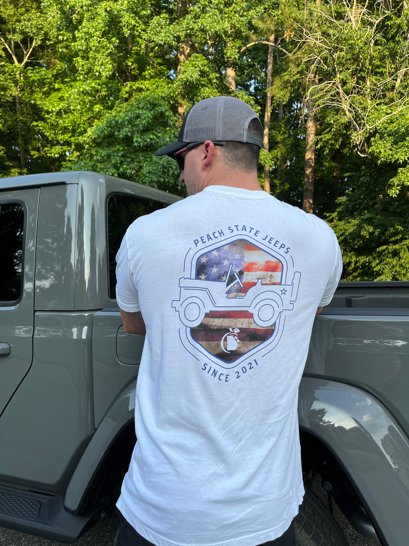 Short Sleeve "Patriot" Logo Tee W/Pocket